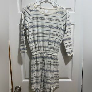 Blue and white striped dress. Size xs from old navy